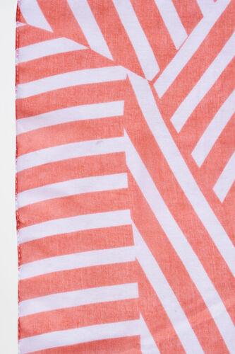 Orange Viscose Scarf, , image 2